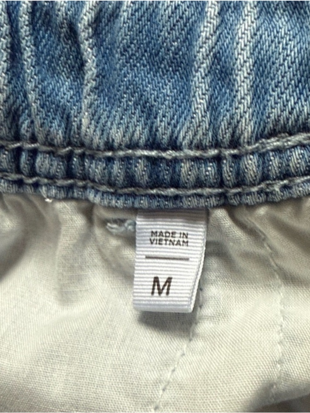 LOFT Light Blue Jean Shorts - Picture 3 of 4